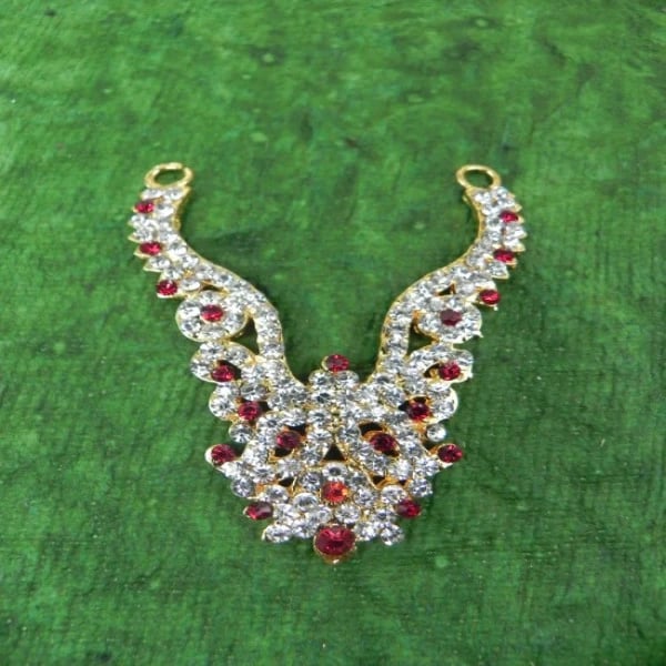 Stone Kavai Haaram Height - 6.5 inch